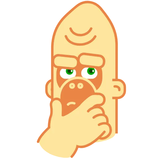 🤔 Эмодзи «Beige Corilla» для Telegram