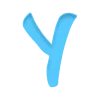 🔠 Эмодзи «Голубые буквы, русские и английские» для Telegram