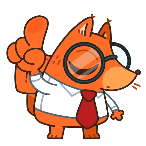 🤩 Стикер «Белка-клерк» для Telegram