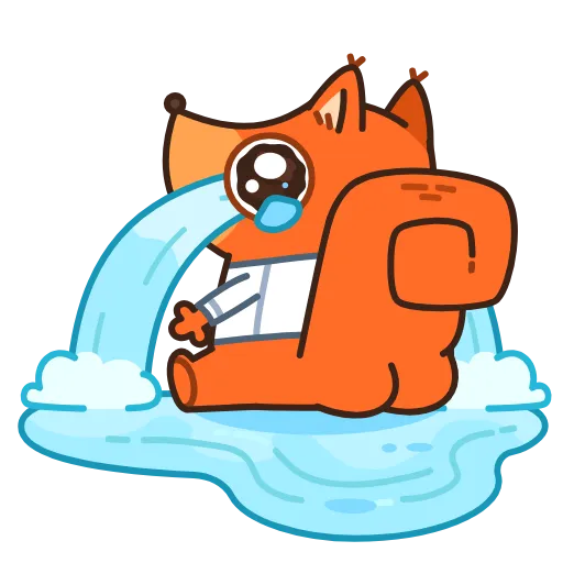 🤩 Стикер «Белка-клерк» для Telegram