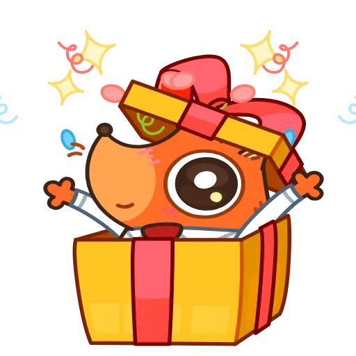 🎁 Стикер «Белка-клерк» для Telegram