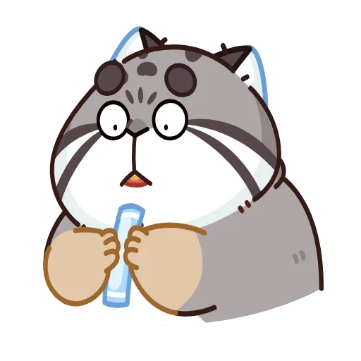 😋 Эмодзи «Анимированный набор эмоджи с котом Беляшем из ВК» для Telegram