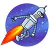 🚀 Эмодзи «Бендер - Futurama» для Telegram