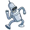 ☺️ Эмодзи «Бендер - Futurama» для Telegram