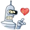 😌 Эмодзи «Бендер - Futurama» для Telegram