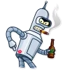 🚬 Эмодзи «Бендер - Futurama» для Telegram