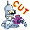 📷 Эмодзи «Бендер - Futurama» для Telegram