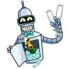 🍾 Эмодзи «Бендер - Futurama» для Telegram