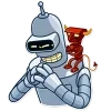 😎 Эмодзи «Бендер - Futurama» для Telegram