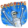 ☺️ Эмодзи «Бендер - Futurama» для Telegram