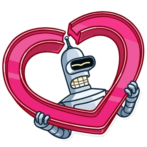 ❤️ Эмодзи «Bender» для Telegram