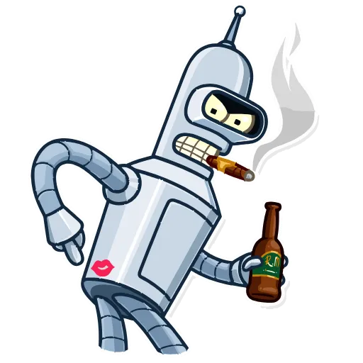 😠 Эмодзи «Bender» для Telegram