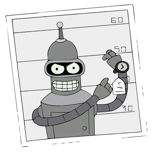 ⏱ Эмодзи «Bender» для Telegram