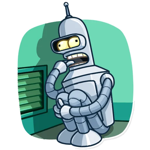 😨 Эмодзи «Bender» для Telegram