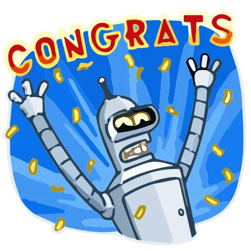 🥳 Эмодзи «Bender» для Telegram