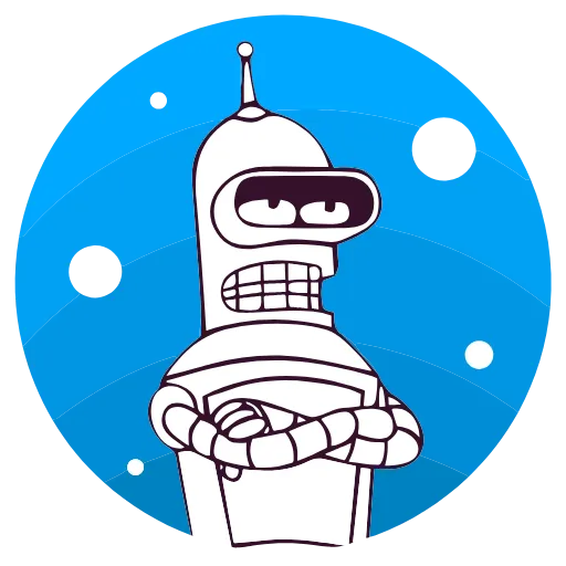 😒 Эмодзи «Bender» для Telegram