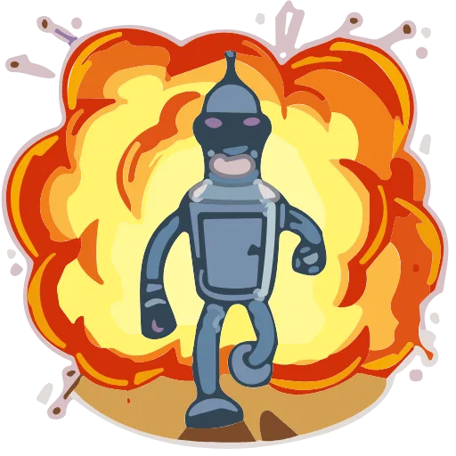 😎 Эмодзи «Bender» для Telegram