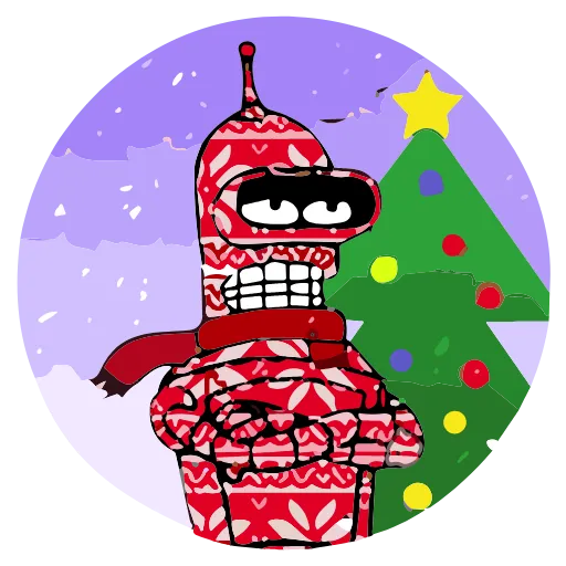 🎄 Эмодзи «Bender» для Telegram