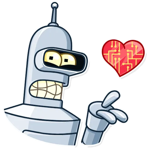😘 Эмодзи «Bender» для Telegram