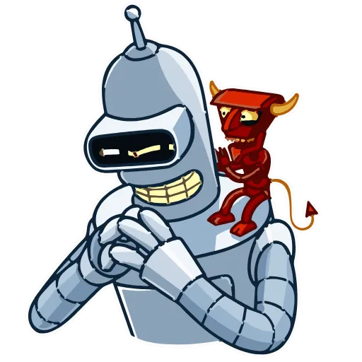 😈 Эмодзи «Bender» для Telegram