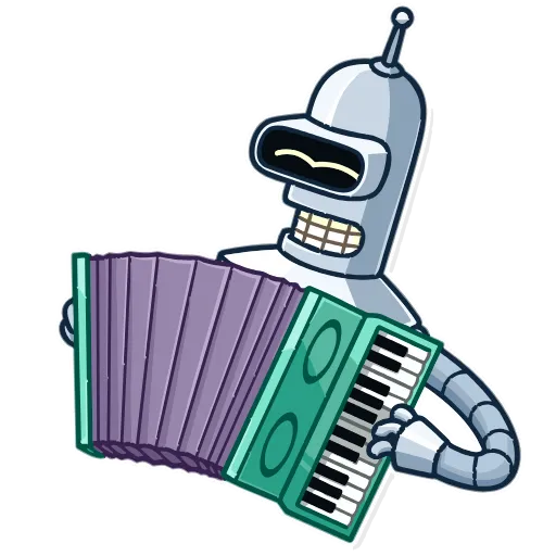😁 Эмодзи «Bender» для Telegram