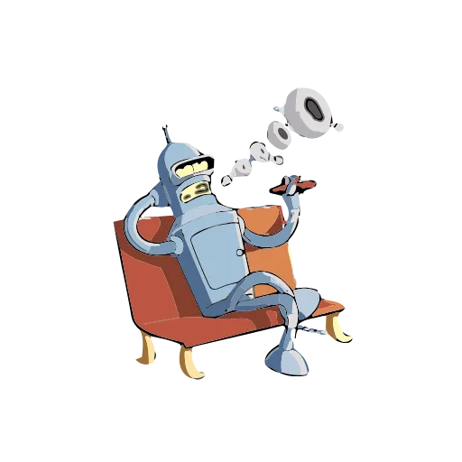 🚬 Стикер «Bender» для Telegram