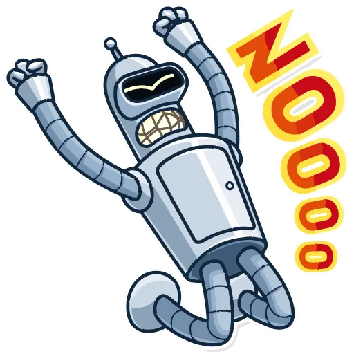 🙅‍♂️ Стикер «Bender» для Telegram