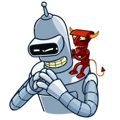 😈 Стикер «Bender» для Telegram