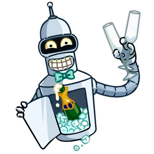 🥂 Стикер «Bender» для Telegram