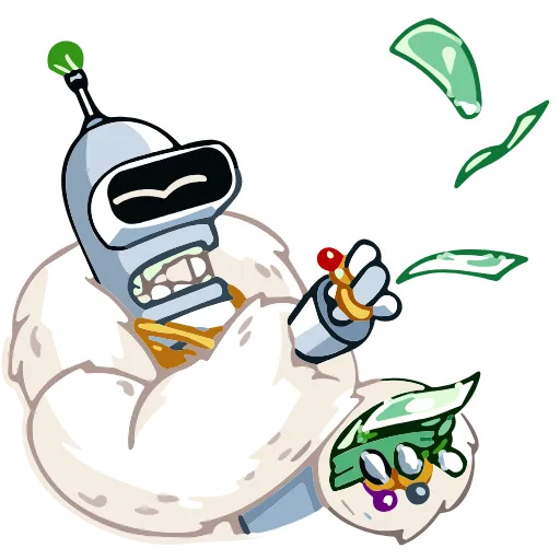 🤑 Стикер «Bender» для Telegram