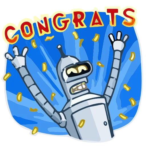 🤩 Стикер «Bender» для Telegram