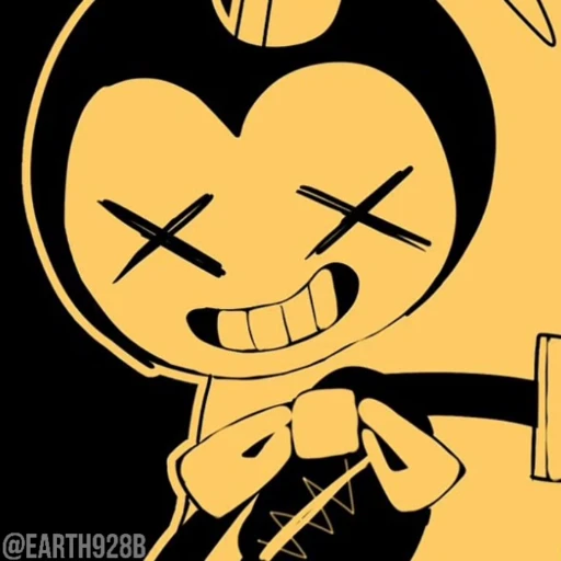 😡 Стикер «Bendy And The Ink Machine» для Telegram