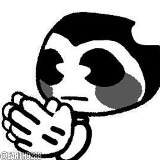 😡 Стикер «Bendy And The Ink Machine» для Telegram