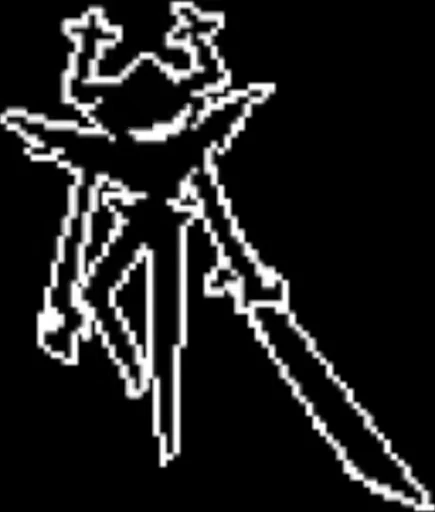 🌊 Стикер «Roaring Knight Deltarune» для Telegram