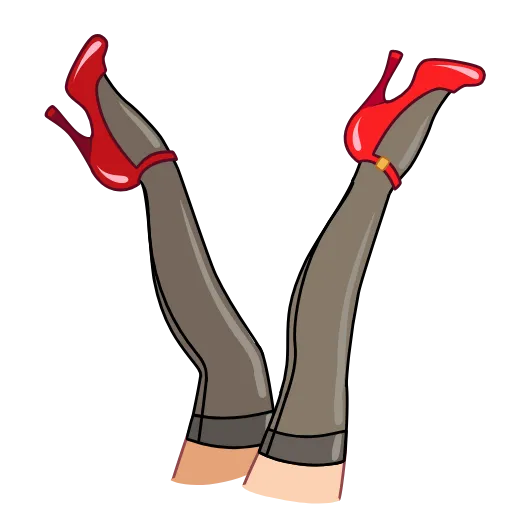 👠 Эмодзи «Bettie Page» для Telegram