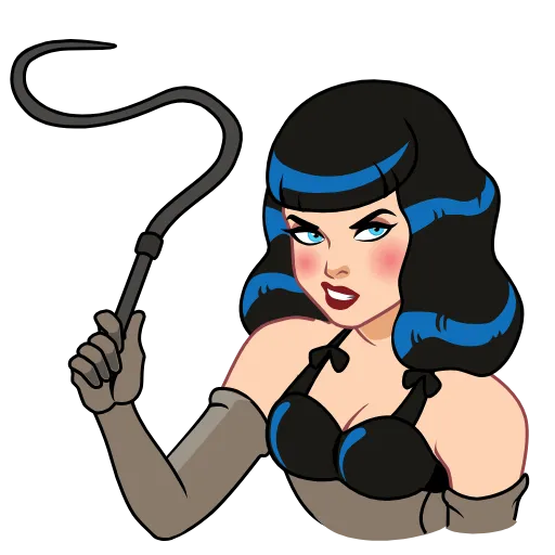 😠 Эмодзи «Bettie Page» для Telegram