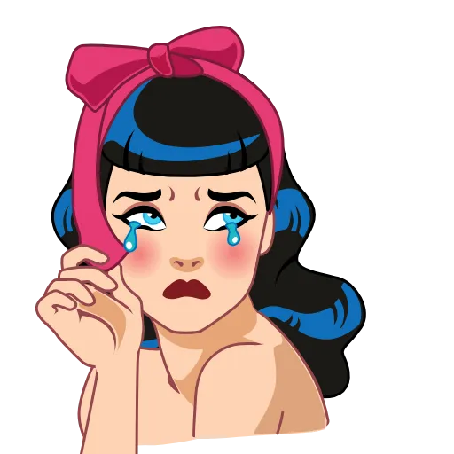 😢 Эмодзи «Bettie Page» для Telegram