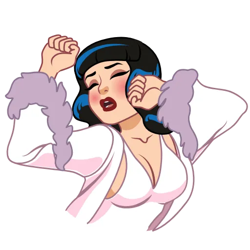 🥱 Эмодзи «Bettie Page» для Telegram