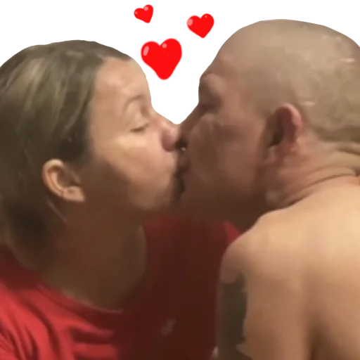 👩‍❤️‍👨 Стикер «BEZUMNIY» для Telegram