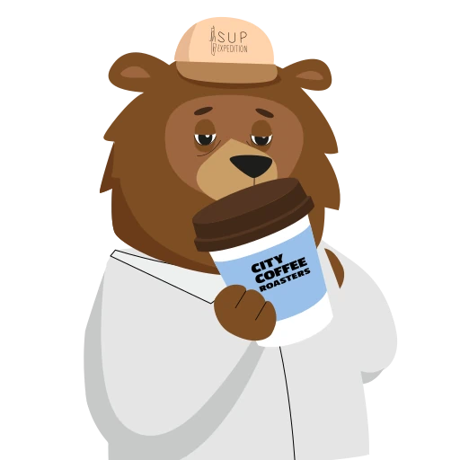 🥤 Стикер «Big Bear» для Telegram