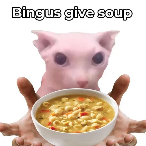 🍜 Стикер «bingus» для Telegram