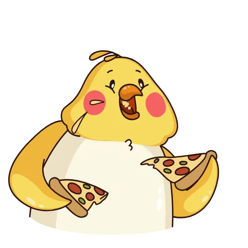 🍕 Эмодзи «Птенчик» для Telegram