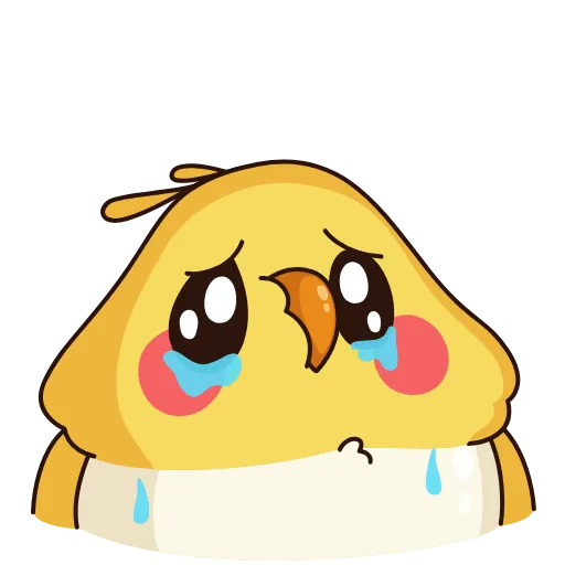 😭 Эмодзи «Птенчик» для Telegram