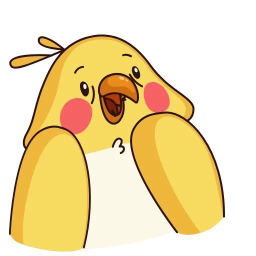 😜 Эмодзи «Птенчик» для Telegram