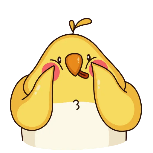😛 Эмодзи «Птенчик» для Telegram