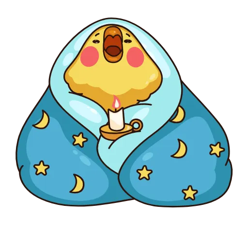 😴 Эмодзи «Птенчик» для Telegram