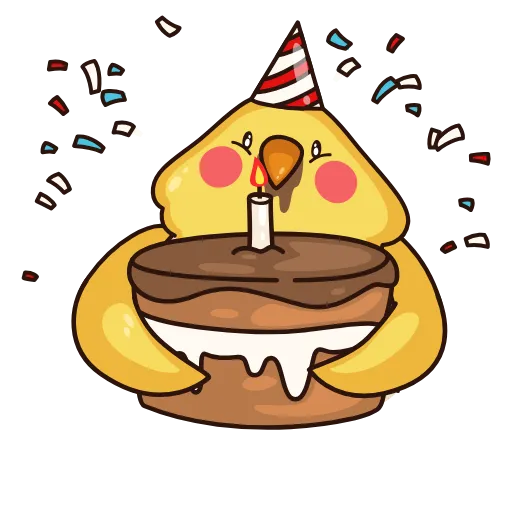 🥳 Эмодзи «Птенчик» для Telegram