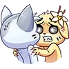 😬 Эмодзи «❤ Бисквит и Ванилька» для Telegram