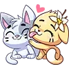 😛 Эмодзи «❤ Бисквит и Ванилька» для Telegram