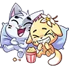 😁 Эмодзи «❤ Бисквит и Ванилька» для Telegram
